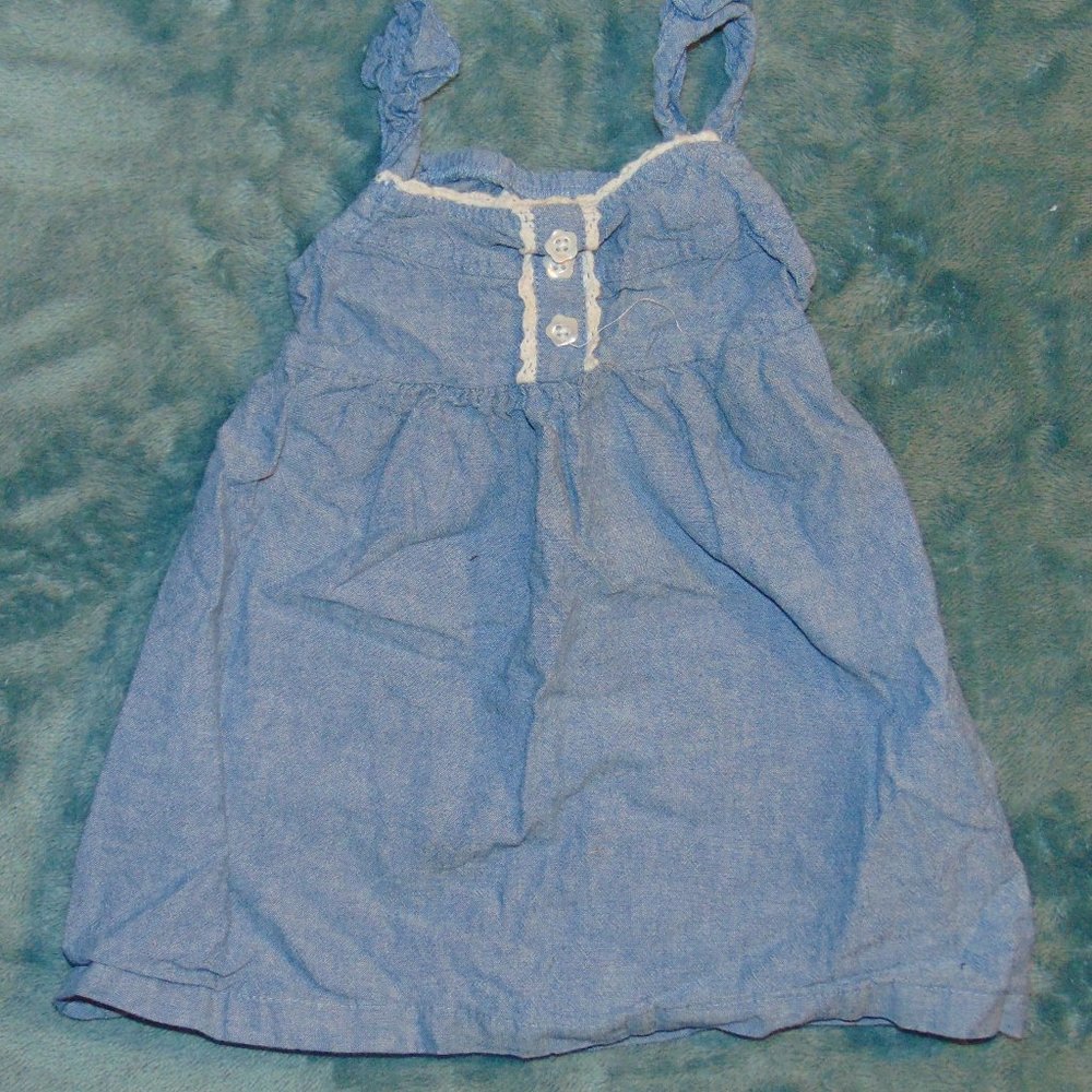 kids denim tank top
